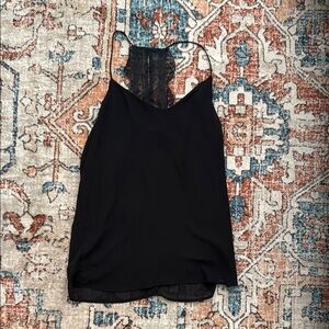 Black Lace Women's Tank Top